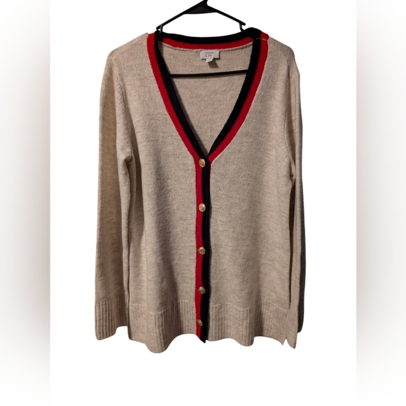 Crown&Ivy Button Down Sweater - Picture 1 of 4